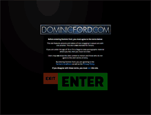 Tablet Screenshot of dominicford.com